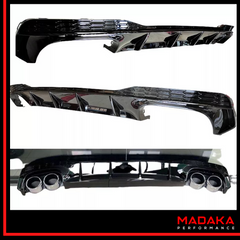 Diffusor in S7 Look für Audi A7 (C8) - madaka-performance 