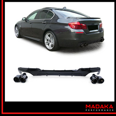 Diffusor mit Doppelendrohre schwarz für BMW 5er Typ F10 F11 - Bild 7