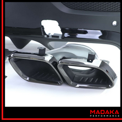 Diffusor mit Endrohren für Mercedes GLE C167 Coupe ab 2019 - madaka-performance 