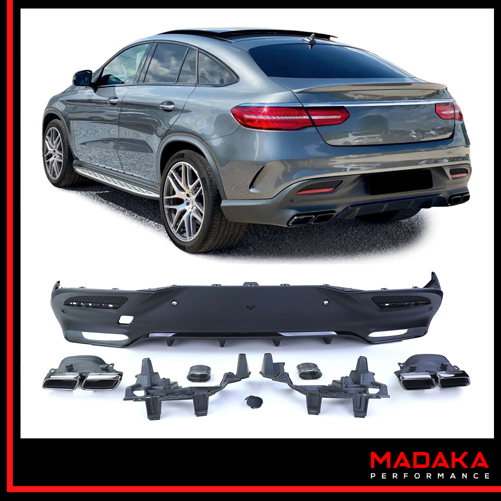 Diffusor mit Endrohren für Mercedes GLE Coupe C292 Bj. 15-19 – Bild 1