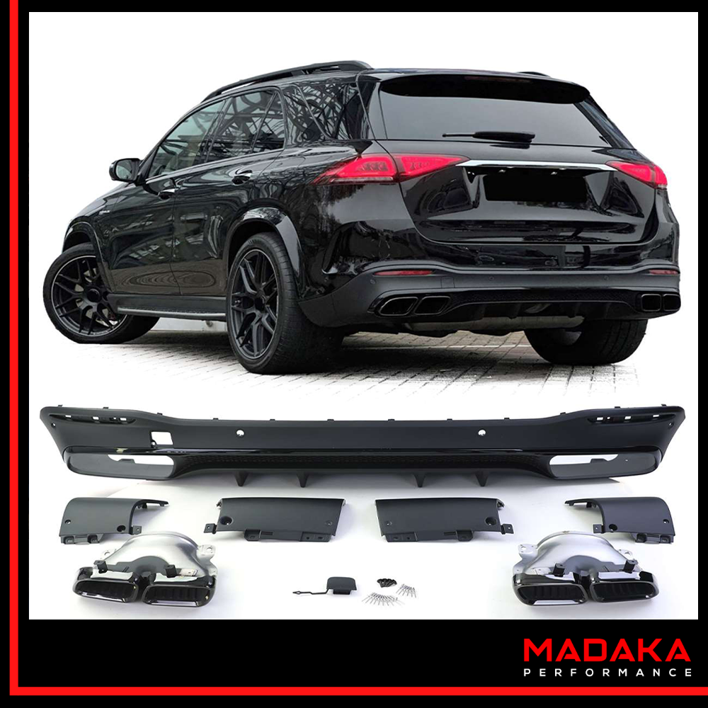Diffusor mit Endrohren für Mercedes GLE V167 ab 2018 – Bild 1