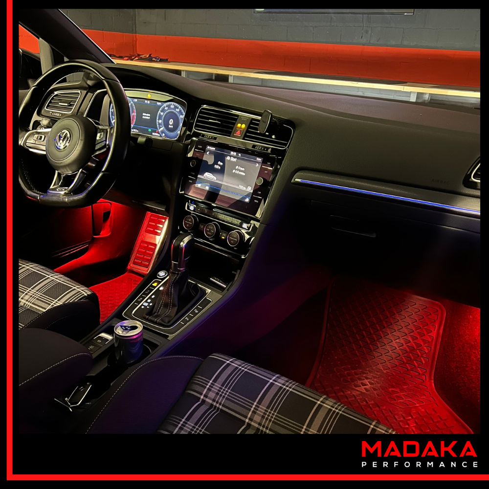 Nachrüstung Ambientebeleuchtung für VW Golf 7 mit Multi-Color inkl. Einbau - madaka-performance 