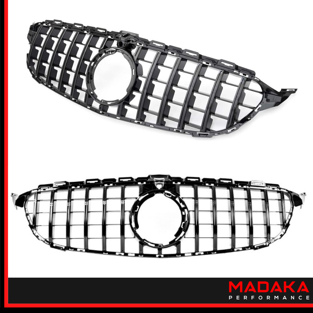 Kühlergrill Panamericana passend für C-Klasse W205 / S205 ab Bj. 18 Facelift - madaka-performance 