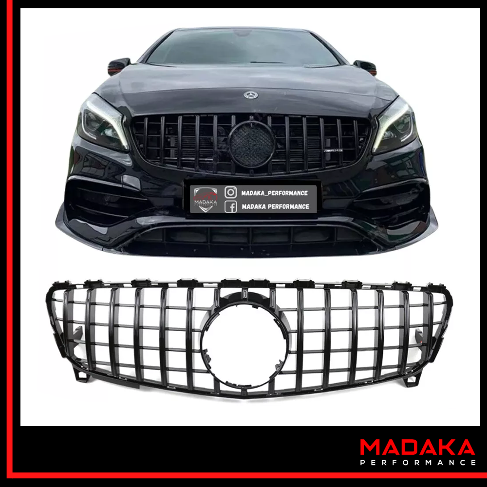 Kühlergrill Panamerica GT Sport für Mercedes A-Klasse W176 Bj. 16-18 - madaka-performance 