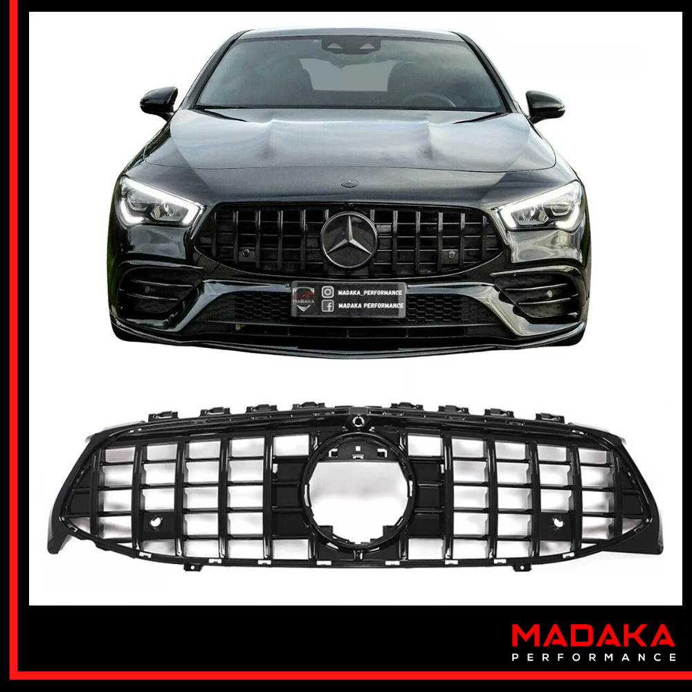 Kühlergrill Panamericana AMG Optik 45 für Mercedes CLA W118 C118 ab 2019 - madaka-performance 