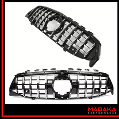 Kühlergrill Panamericana AMG Optik 45 für Mercedes CLA W118 C118 Chrom - Bild 6