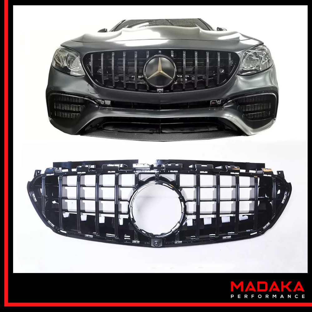 Kühlergrill Panamericana für Mercedes E-Klasse E63 AMG Bj. 16-19 - madaka-performance 