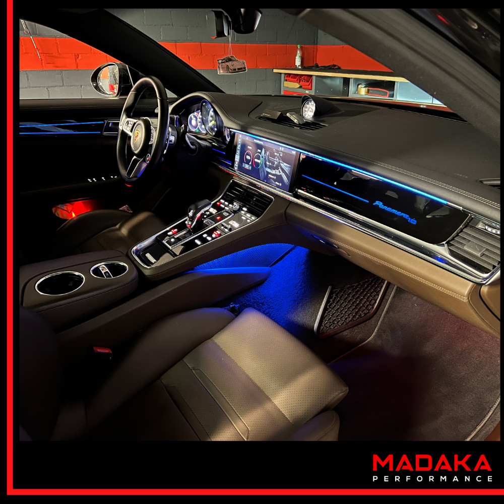 Nachrüstung Ambientebeleuchtung für Porsche Panamera 971 mit Multi-Color inkl. Einbau - madaka-performance 