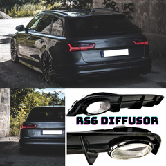 Diffusor in RS6 Look für Audi A6/S-Line - Bild 5