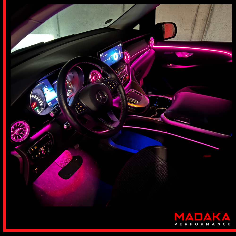 Nachrüstung Ambientebeleuchtung für Mercedes V-Klasse W447 mit 64 Farben inkl. Einbau