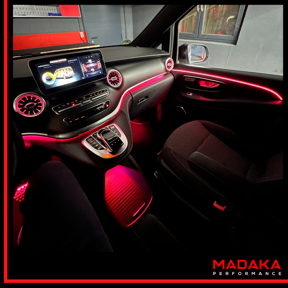 Nachrüstung Ambientebeleuchtung für Mercedes V-Klasse W447 mit 64 Farben inkl. Einbau