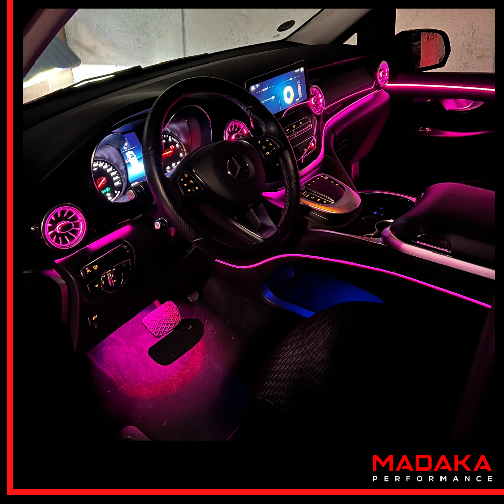 Nachrüstung Ambientebeleuchtung für Mercedes V-Klasse W447 mit 64 Farben inkl. Einbau – Bild 2